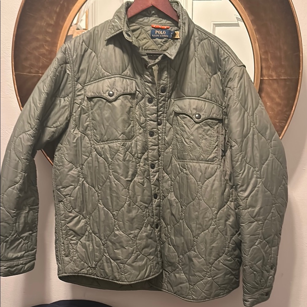 Ralph Lauren Olive Quilted Jacket